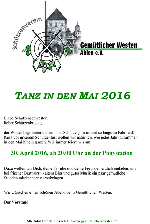 Tanz in den Mai 2016